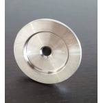 barbed hose X KF25 flange stainless steel vacuum adapter